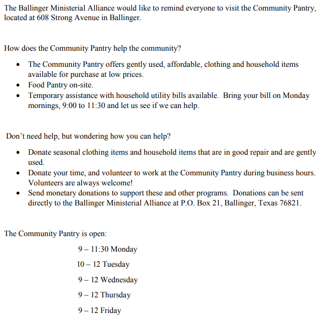 Community Pantry